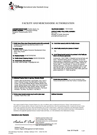 Disney Certificate